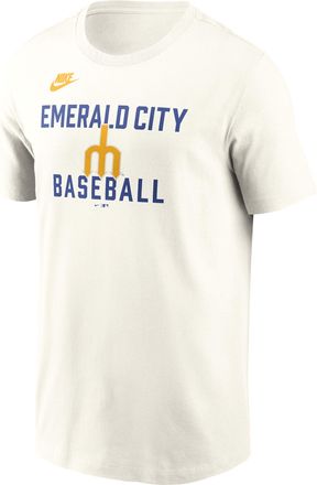 Nike Seattle Mariners Cooperstown 70s Inspired Nike Mens MLB T-Shirt in Brown | N19911KS77-9V0