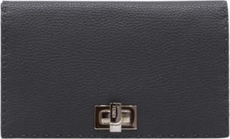 Fendi Pre-owned Selleria Long Wallet - Dames - Vintage Accessoires - Grijs - ONE Size - Leer - Vintage