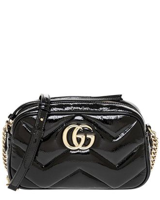 Gucci Gg Marmont Small Patent Shoulder Bag