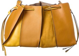 Tod's Leather & Suede Shoulder Bag