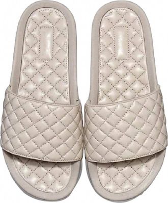 Athletic Propulsion Labs Womens Lusso Slide Sandal In Clay Grey