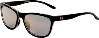 Under Armour Womens 55 mm Black Sunglasses