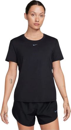 Nike Dri-FIT Standard-shirt voor dames (Zwart)