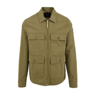 Belstaff Dalesman Jacket - Heren - Zomerjassen - Groen - L - Katoen - Jassen