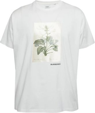Burberry T-shirt con stampa - Bianco