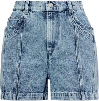 Isabel Marant Joely Denim Panelled Shorts