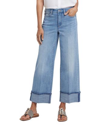 NYDJ Nydj Petite Teresa Madison River Wide Leg Jean