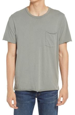 Rag & Bone Miles Organic Cotton Pocket T-Shirt in Blugrey at Nordstrom, Size Xx-Large