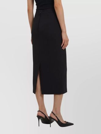 Dolce & Gabbana virgin wool high-rise midi pencil skirt