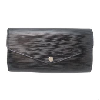 Louis Vuitton Black Epi Leather Long Wallet (Bi-Fold) (Pre-Owned)