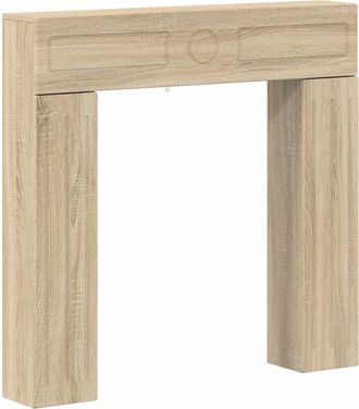vidaXL Marco De Chimenea Roble Sonoma 102 X 18 X 100,5 Cm Vidaxl