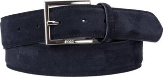 BOSS Dressletic Suede Belt in Dark Blue at Nordstrom, Size 40