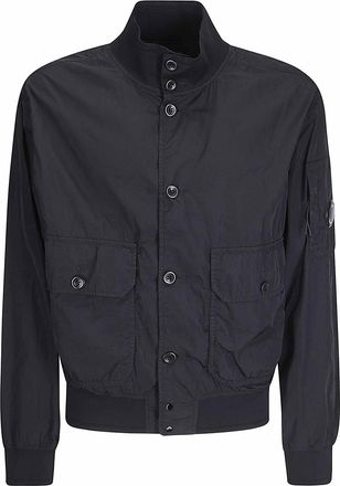 C.P. Company C. P. Company Chrome-R Button Bomber Jacket