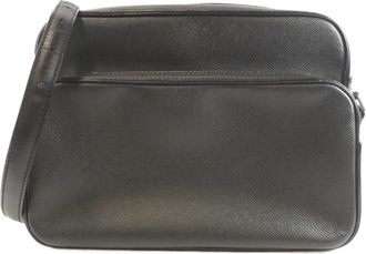 Louis Vuitton Ardoise Leather Shoulder Bag (Pre-Owned)