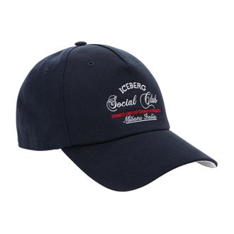 Iceberg Baseball Cap - Heren - Petten - Blauw - ONE Size - Katoen - Accessoires