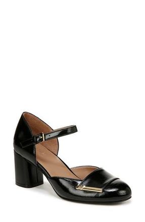 Naturalizer Lavish Mary Jane Pump in Black Faux Leather at Nordstrom Rack, Size 9.5
