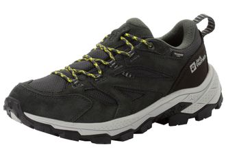 Jack Wolfskin Wanderschuh JACK WOLFSKIN VOJO TOUR TEXAPORE LOW M, Herren, Gr. 44, gr&uuml;n (schwarz forest), Synthetik, Textil, Schuhe Wanderschuh, Wasserdicht, Trekkin