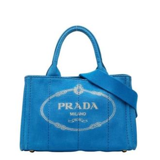 Prada Pre-owned Tote Bags, female, Blue, Size: ONE SIZE Pre-owned Vintage Tote Bag