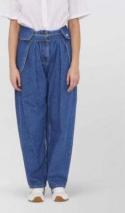 Loewe high waist cargo jeans wide leg