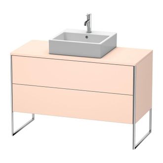 Duravit Mueble De Cocina Duravit Xsquare De 120,0 X 54,8 Cm, 2 Cajones, Color (frente/cuerpo): Albaricoque Perla Seda Laca Mate - Xs492202020