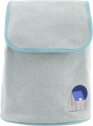Herm&egrave;s Blue Toile H Backpack (Pre-Owned)