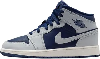 Nike Jordan Air 1 Mid - unisex - Jordan - Trainers - Gray - 4 1/2 UK - Sport