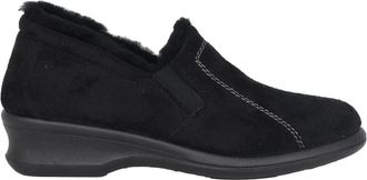 Rohde Zwarte dames huisslipper- houd voeten warm! - Dames - Loafers - Zwart - 36 EU - Schoenen