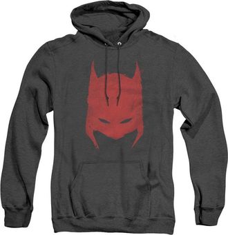 Gildan Batman Hacked & Scratched Adult Heather Hoodie / Hooded Sweatshirt