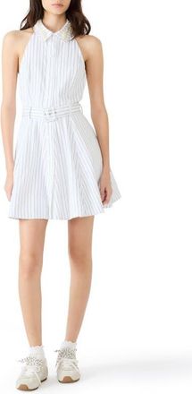 Steve Madden Valor Sleeveless Shirtdress in Linen at Nordstrom, Size 14
