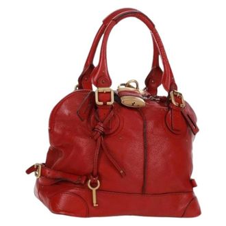 Chlo&eacute; Pre-owned Handbags, female, Red, Size: ONE SIZE Pre-owned Hand Bag