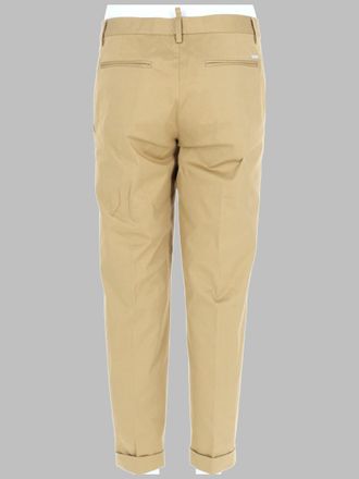 Dsquared2 Stretch Cotton Trousers - Beige
