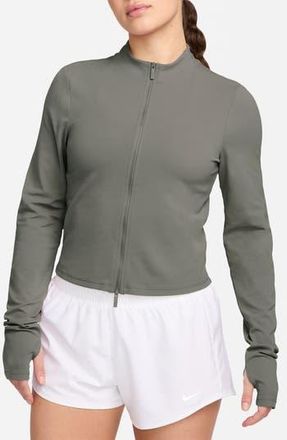 Nike Zenvy Dri-FIT Long-Sleeve Full Zip Top in 320 Ltarmy/white at Nordstrom Rack, Size X-Large