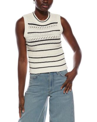 Madewell Tipped Stitch Femme Ellis Vest