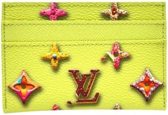 Louis Vuitton Pre-owned Business Card Case - Dames - Vintage Accessoires - Groen - ONE Size - Vintage