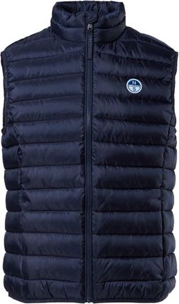 North Sails Blauwe Mouwloze Trui Skye - Heren - Bodywarmers - Blauw - M - Jassen