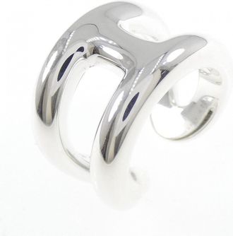 Herm&egrave;s Silver 925 Band Ring (Pre-Owned)