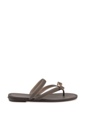 Ferragamo Black Slip-on Sandals