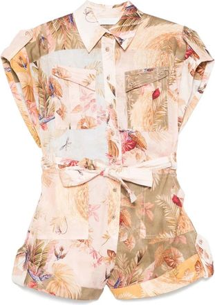 Zimmermann Dames Sportieve Jumpsuit Multicolor - Dames - Playsuits - Veelkleurig - M - Jumpsuits & Playsuits