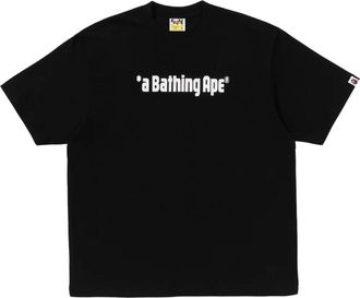 A Bathing Ape A Bathing Ape Logo Relaxed Fit T-Shirt Black 0ZXTEM329101QBKX