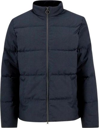 Barbour Northwood Puffer Jacket - Heren - Winterjassen - Blauw - L - Polyester - Jassen