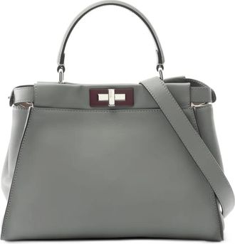 Fendi Borsa tote Peekaboo anni 2010 - Verde