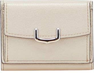 Cartier Grayish Leather Wallet (Tri-Fold) (Pre-Owned)