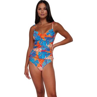 Sunsets Simone Tankini Swimsuit Top in Zesty Tropicana at Nordstrom, Size Medium