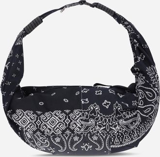 KAPITAL Gauze Bandana Beach Snufkin Bag Black