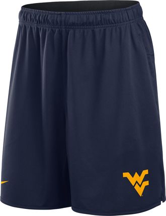 Nike West Virginia Totality Nike Mens Dri-FIT College Shorts in Blue | 035A41SWVN-DP1