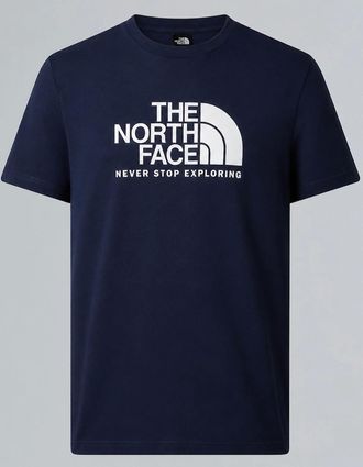 The North Face Mens The North Face Mens M New Peak SS T-shirt in Summit Navy - Black - Size: 36