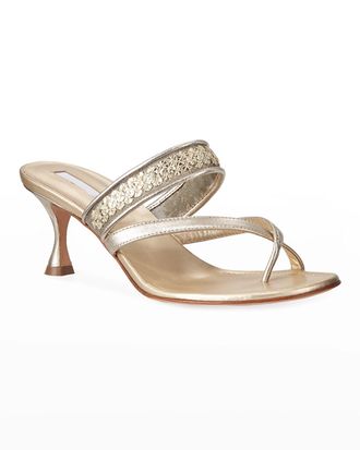 Manolo Blahnik Susa Slide Sandals