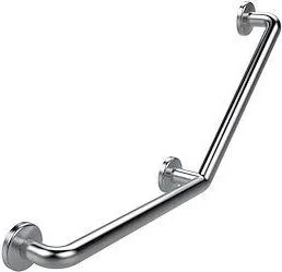 Presto Barre Coud&eacute;e 135&deg; Inox Bross&eacute; De Diam&egrave;tre 32mm - 400 X 400 Mm
