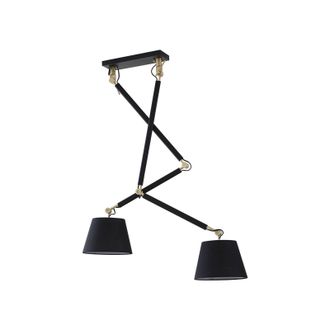 Lucande L&aacute;mpara De Techo marvaine En Negro Metal - Lucande