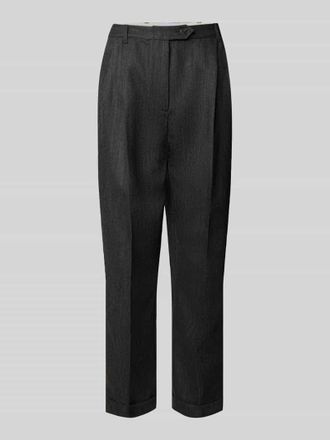 Marella Stoffhose mit Ges&auml;&szlig;tasche Modell RIPOSO in Anthrazit Melange, Gr&ouml;&szlig;e 34